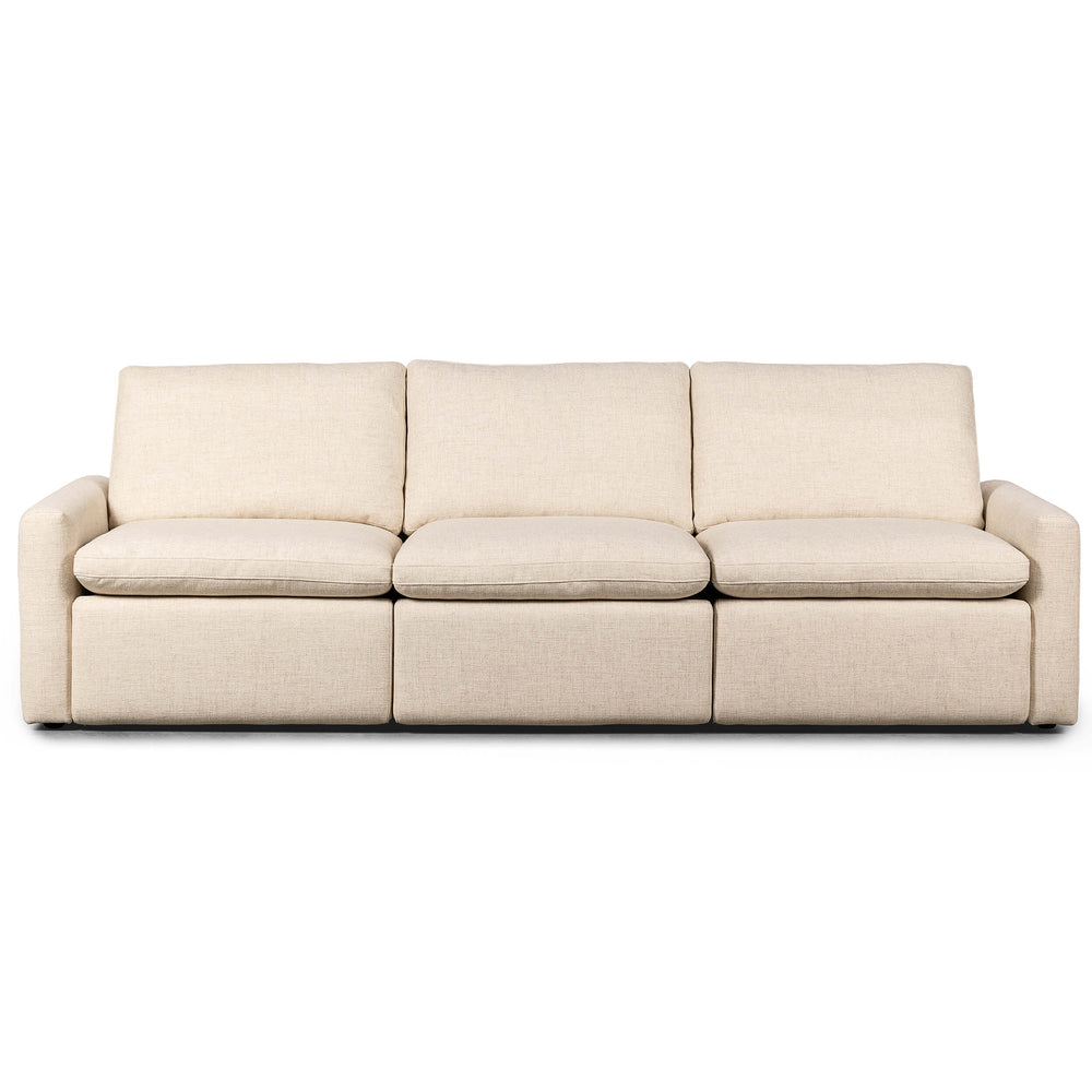 Tillery Power Recliner Sofa, Antigo Natural-Furniture - Sofas-High Fashion Home