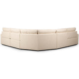 Tillery Power Recliner Sectional, Antigo Natural-Furniture - Sofas-High Fashion Home