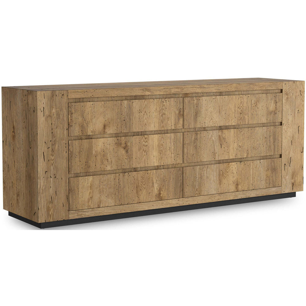 Abaso 6-Drawer Dresser, Rustic Wormwood