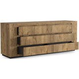 Abaso 6-Drawer Dresser, Rustic Wormwood