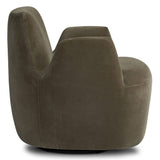 Reed Swivel Chair, Sapphire Khaki-Furniture - Chairs-High Fashion Home