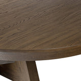 Zelda Extension Dining Table, Fawn Oak