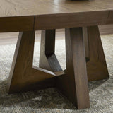 Zelda Extension Dining Table, Fawn Oak