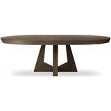 Zelda Extension Dining Table, Fawn Oak