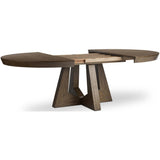 Zelda Extension Dining Table, Fawn Oak