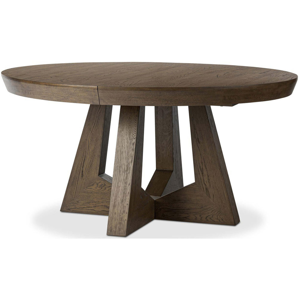 Zelda Extension Dining Table, Fawn Oak