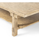 Trinity Coffee Table, Distressed Light Oak