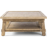 Trinity Coffee Table, Distressed Light Oak