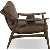 Kimmery Leather Chair, Palermo Cigar-Furniture - Chairs-High Fashion Home