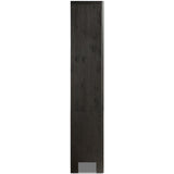 Noeline Wide Bookcase, Smoked Black