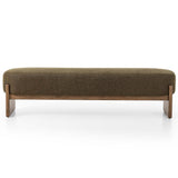 Kirby Accent Bench, Sutton Olive-Furniture - Benches-High Fashion Home