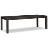 Noeline Extension Dining Table, Smoked Black