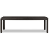 Noeline Extension Dining Table, Smoked Black