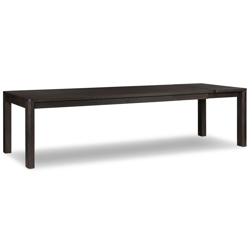 Noeline Extension Dining Table, Smoked Black