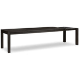 Noeline Extension Dining Table, Smoked Black