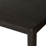 Noeline Extension Dining Table, Smoked Black