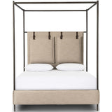 Leigh Canopy Bed, Palm Ecru