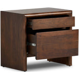 Nigel Nightstand, Rustic Brown-Furniture - Bedroom-High Fashion Home