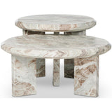 Dakota Nesting Coffee Table, Creamy Taupe