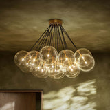 Cloud Chandelier, Burnished Brass