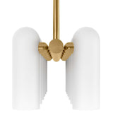 Odyssey Linear MD Chandelier, Burnished Brass-Lighting-High Fashion Home