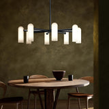 Odyssey Round MD Chandelier, Black Gunmetal-Lighting-High Fashion Home