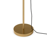 Odyssey 1 Floor Lamp, Burnished Brass-Lighting-High Fashion Home