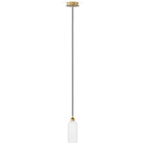 Odyssey Single Pendant, Burnished Brass-Lighting-High Fashion Home