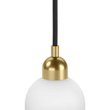 Odyssey Single Pendant, Burnished Brass-Lighting-High Fashion Home