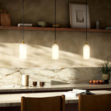 Odyssey Single Pendant, Burnished Brass-Lighting-High Fashion Home