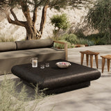 Ambra Outdoor Coffee Table, Distressed Bronze