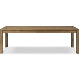 Noeline Double Extension Dining Table, Resawn Worn Oak