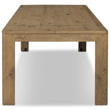 Noeline Double Extension Dining Table, Resawn Worn Oak