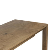 Noeline Double Extension Dining Table, Resawn Worn Oak