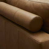 Melle Leather Sectional, Lipari Camel