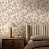 Flora Wallpaper by Gold Rush Art Co., Tan II