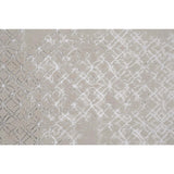 Feizy Rug Micah 3047F, Beige/Silver-High Fashion Home