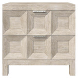 Prado Coffered Nightstand-Furniture - Bedroom-High Fashion Home