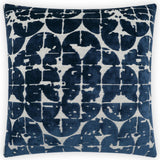 Bravura Pillow, Navy-Accessories-High Fashion Home