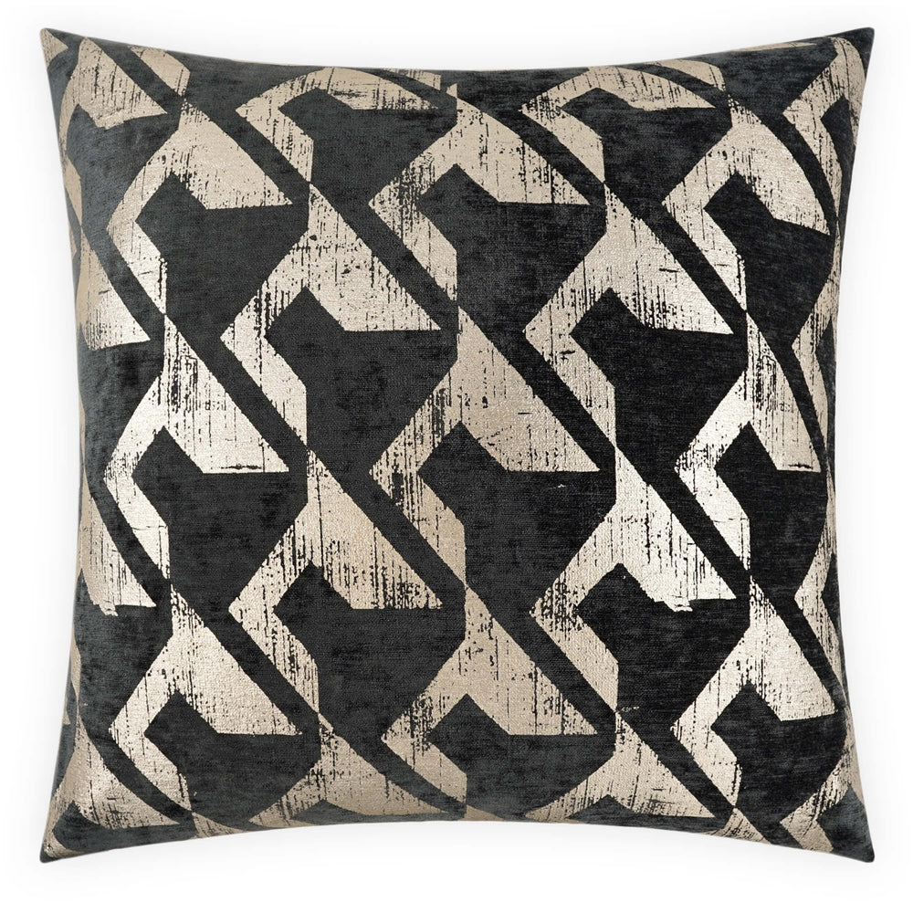 Berto Pillow, Ebony-Accessories-High Fashion Home