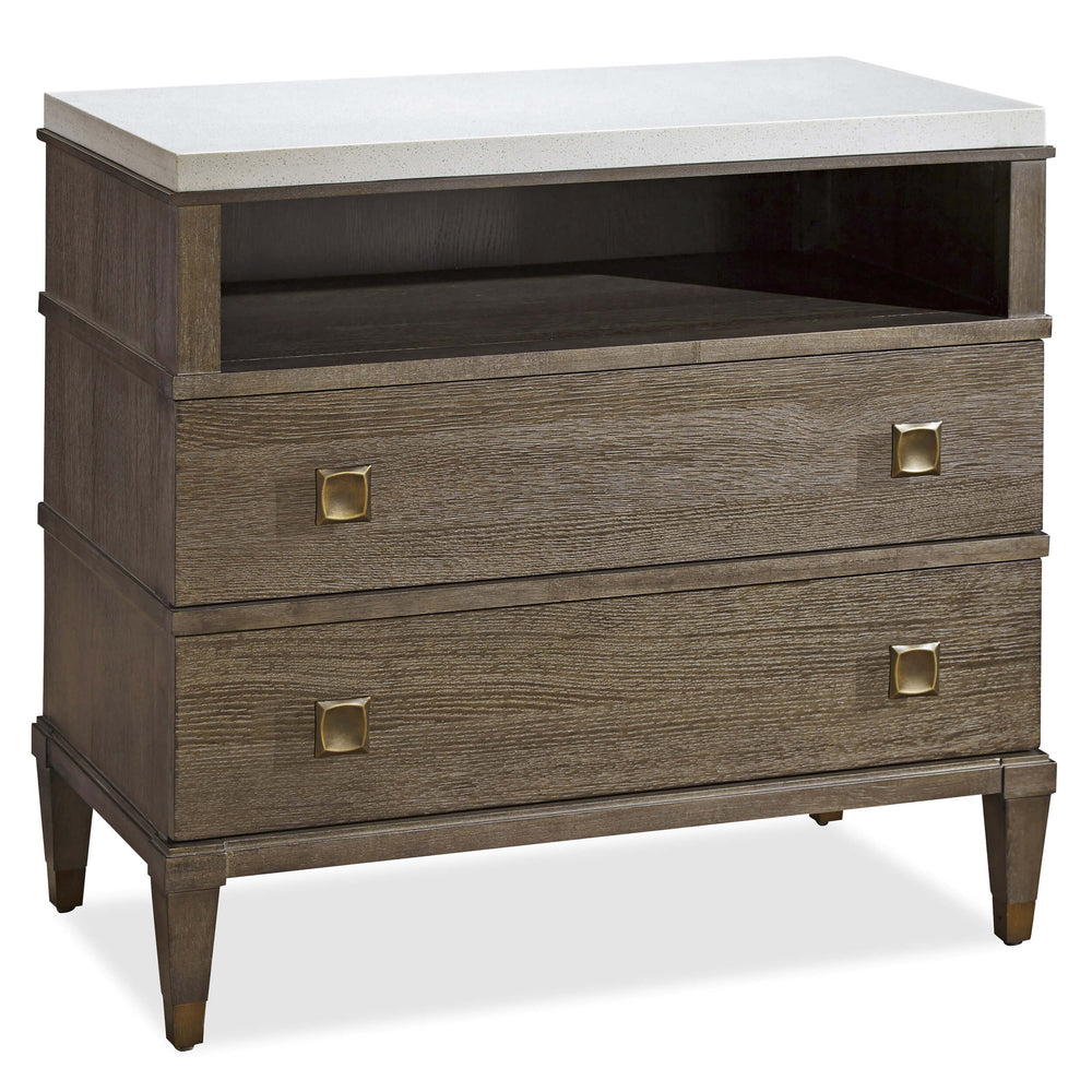 Playlist 2 Drawer Nightstand, Brown Eyed Girl-Furniture - Bedroom-High Fashion Home