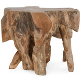 Cypress End Table, Natural-Furniture - Accent Tables-High Fashion Home