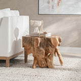 Cypress End Table, Natural-Furniture - Accent Tables-High Fashion Home