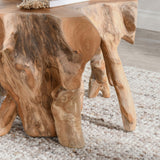 Cypress End Table, Natural-Furniture - Accent Tables-High Fashion Home