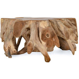 Cypress Root Coffee Table, Natural-Furniture - Accent Tables-High Fashion Home