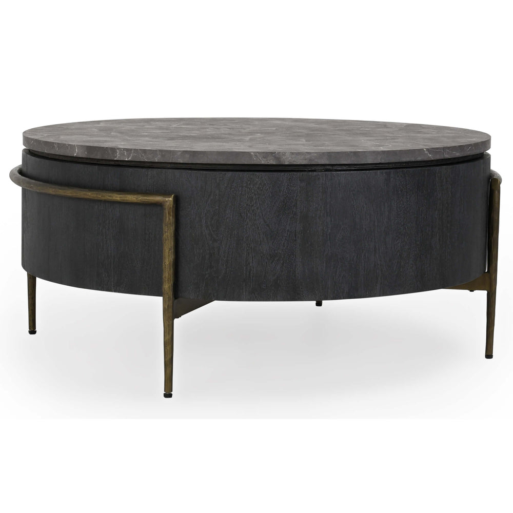 Honor Round Coffee Table, Black