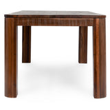 Nemi Reclaimed Wood Dining Table, Brown-Furniture - Dining-High Fashion Home