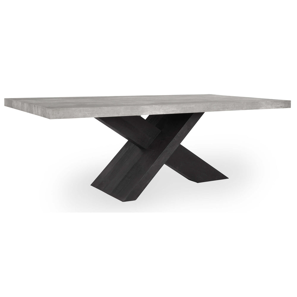 Durant 84" Dining Table, Carbon Black