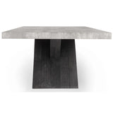 Durant 84" Dining Table, Carbon Black