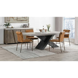 Durant 84" Dining Table, Carbon Black